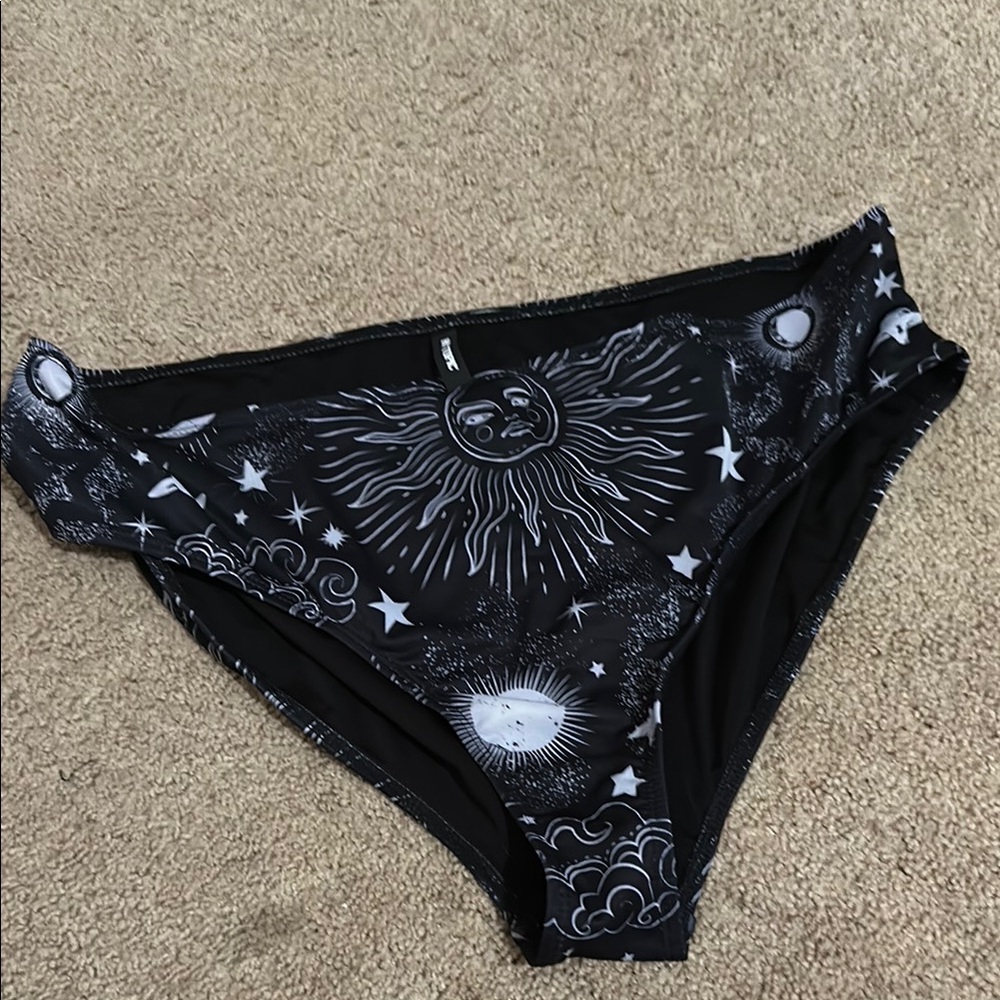 Hot Topic Mystical Symbols Swim Bottoms 2XL